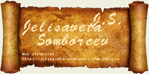 Jelisaveta Somborčev vizit kartica